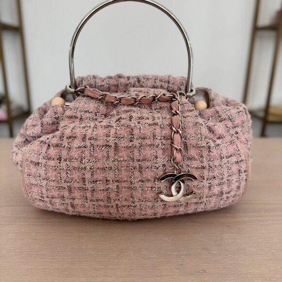 Chanel Tweed Boucle Top Handle Bag - Picture 2 of 16